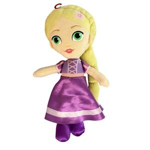 Disney Tangled Rapunzel Plush Doll Toy Stuffed Animal Purple Dress